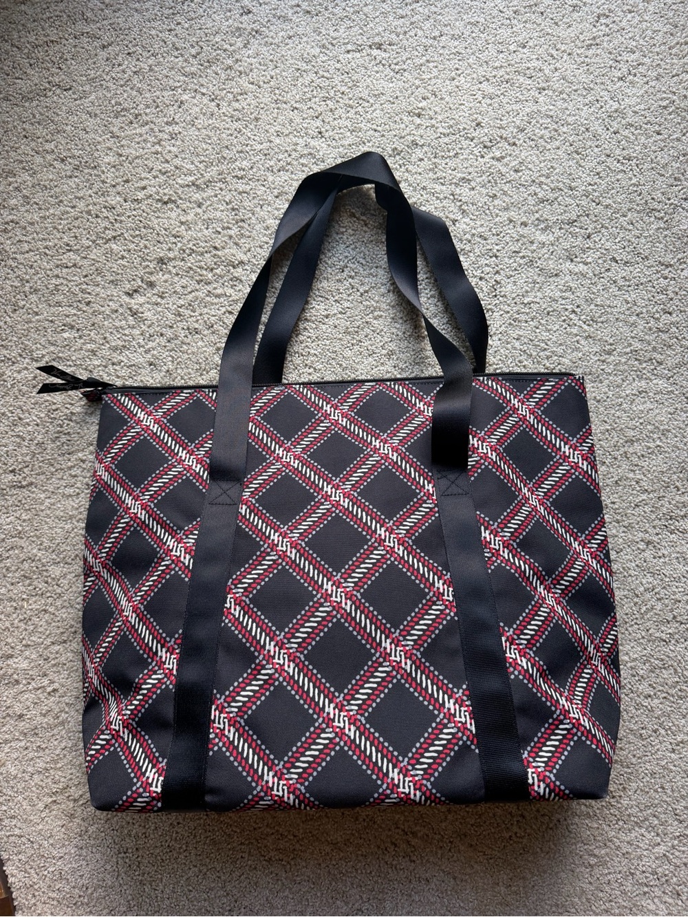 Vera Bradley Minsk plaid thermal cooler tote bag